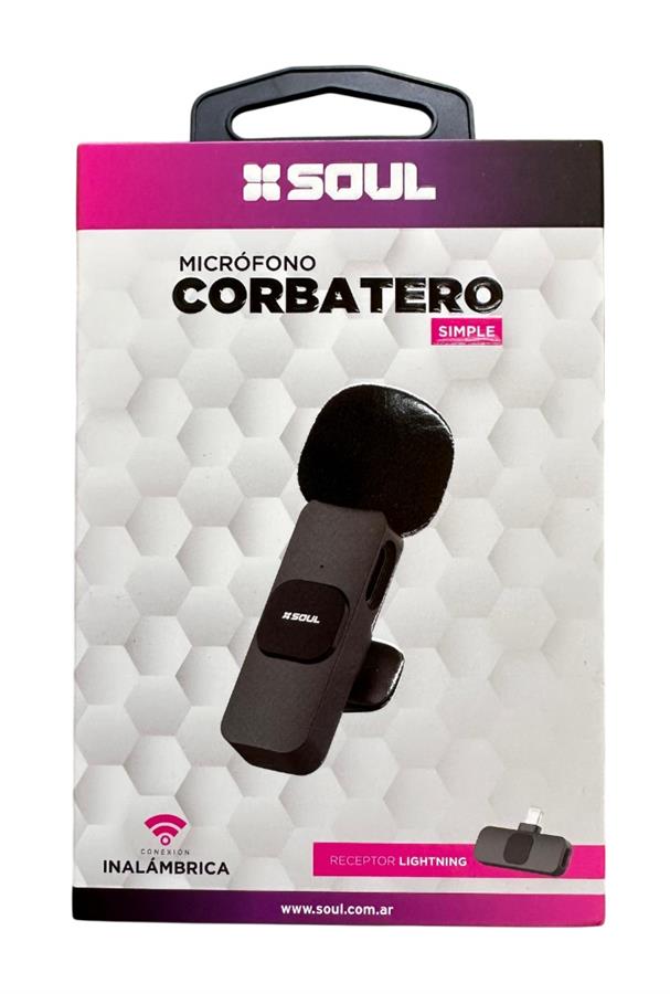 MICROFONO CORBATERO SOUL SIMPLE (TYPE C - LYGHTNIG)