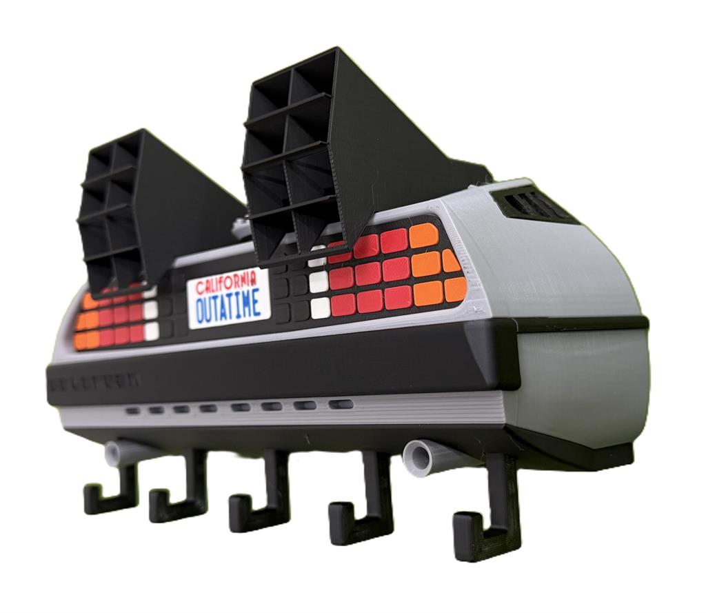 COLGADOR DE LLAVES DELORIAN VOLVER AL FUTURO