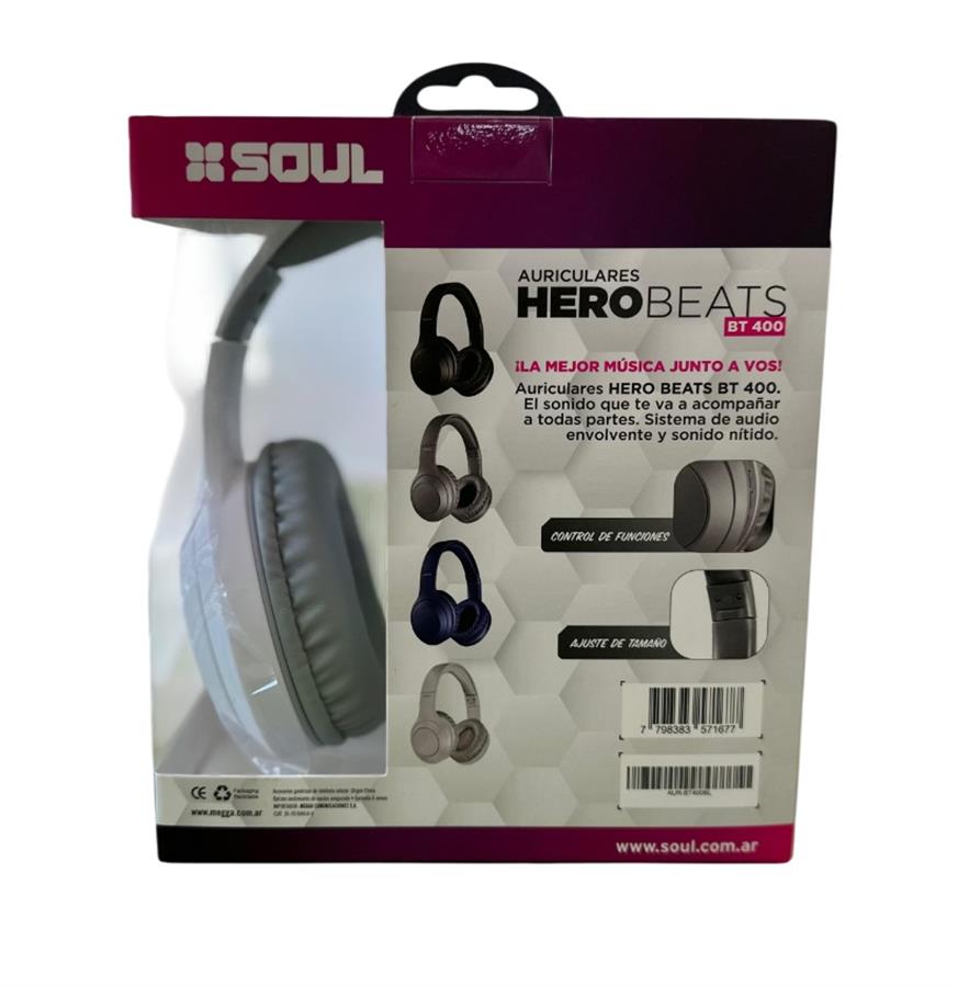 AURICULARES SOUL BT 400 INALAMBRICOS