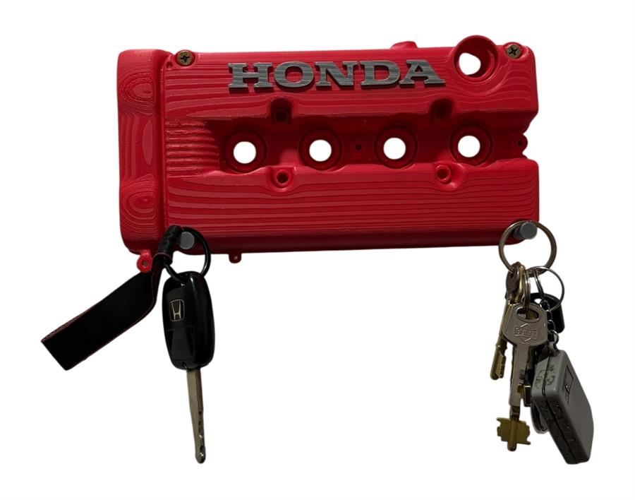 Cubierta de Motor Honda con Soporte para Llaves