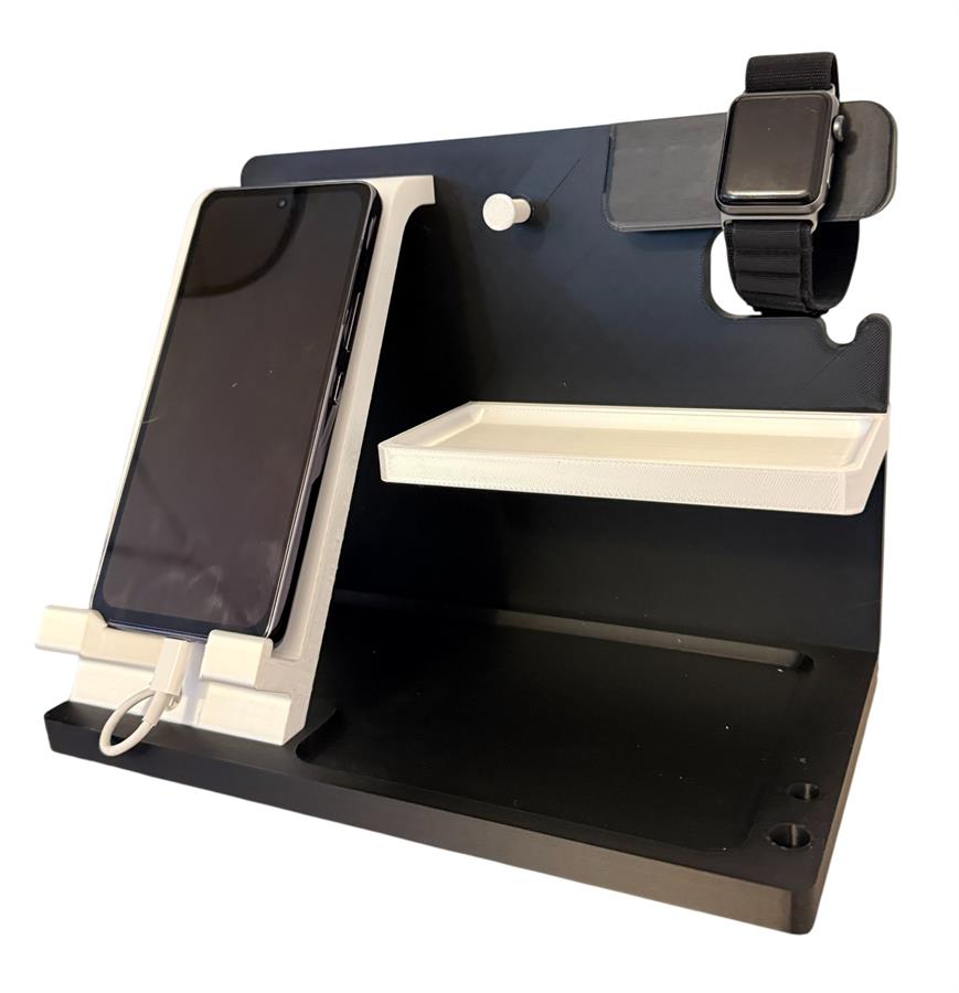 Organizador comoda IPhone IWatch opcional cable o Magsafe
