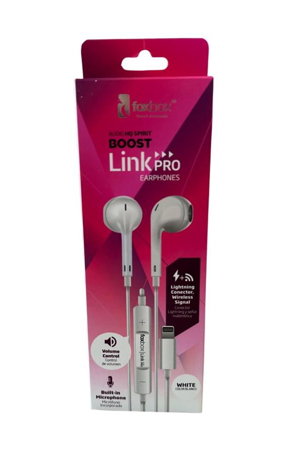 AURICULARES FOXBOX LINKPRO IPHONE (LIGHTNING)