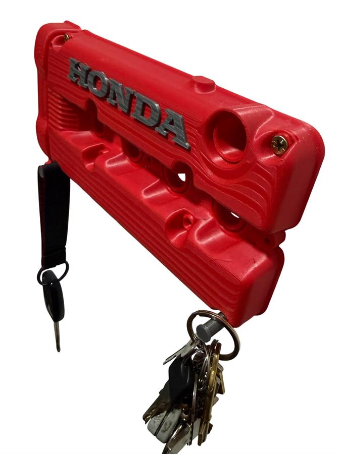 Cubierta de Motor Honda con Soporte para Llaves