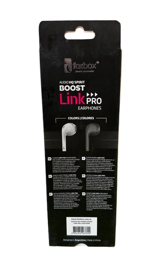 AURICULARES FOXBOX LINKPRO IPHONE (LIGHTNING)